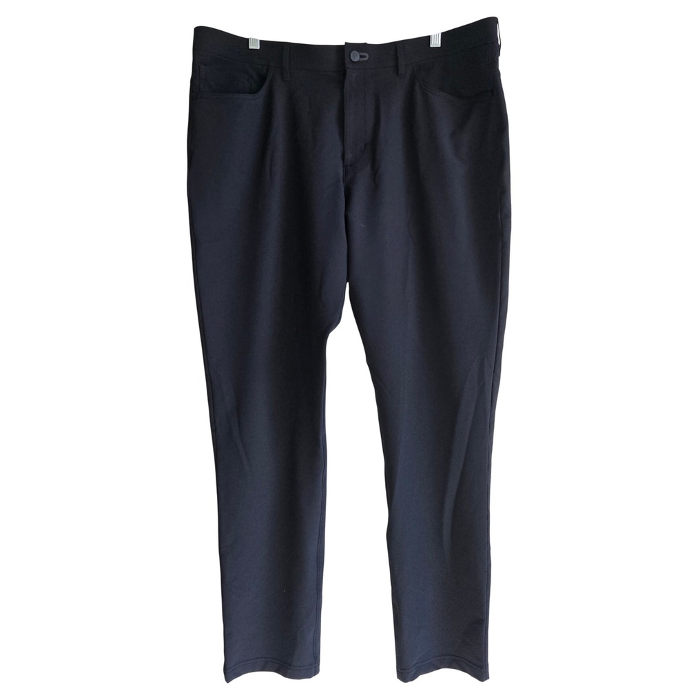 Public Rec 42x31 Athleisure Casual Pants Mens Black Excellent Stretch Tapered